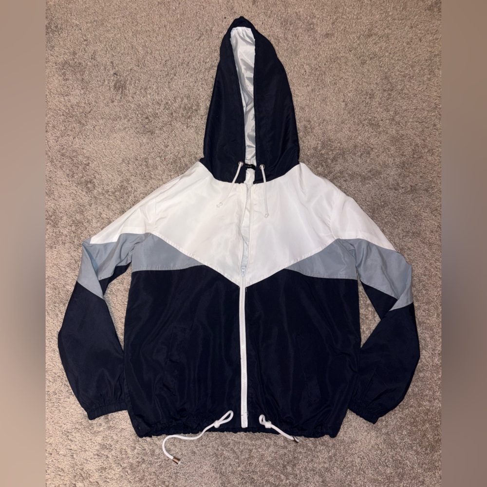 Colorblock Windbreaker Jacket
